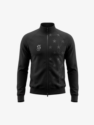 Dual Zip Star Print Jacket