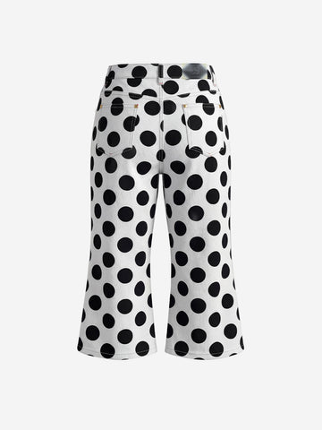 Retro Polka Dot Bell Shorts