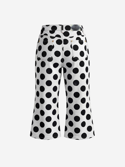 Retro Polka Dot Bell Shorts