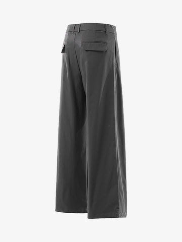 Pleated Drape Bootcut Suit Pants - 2588 