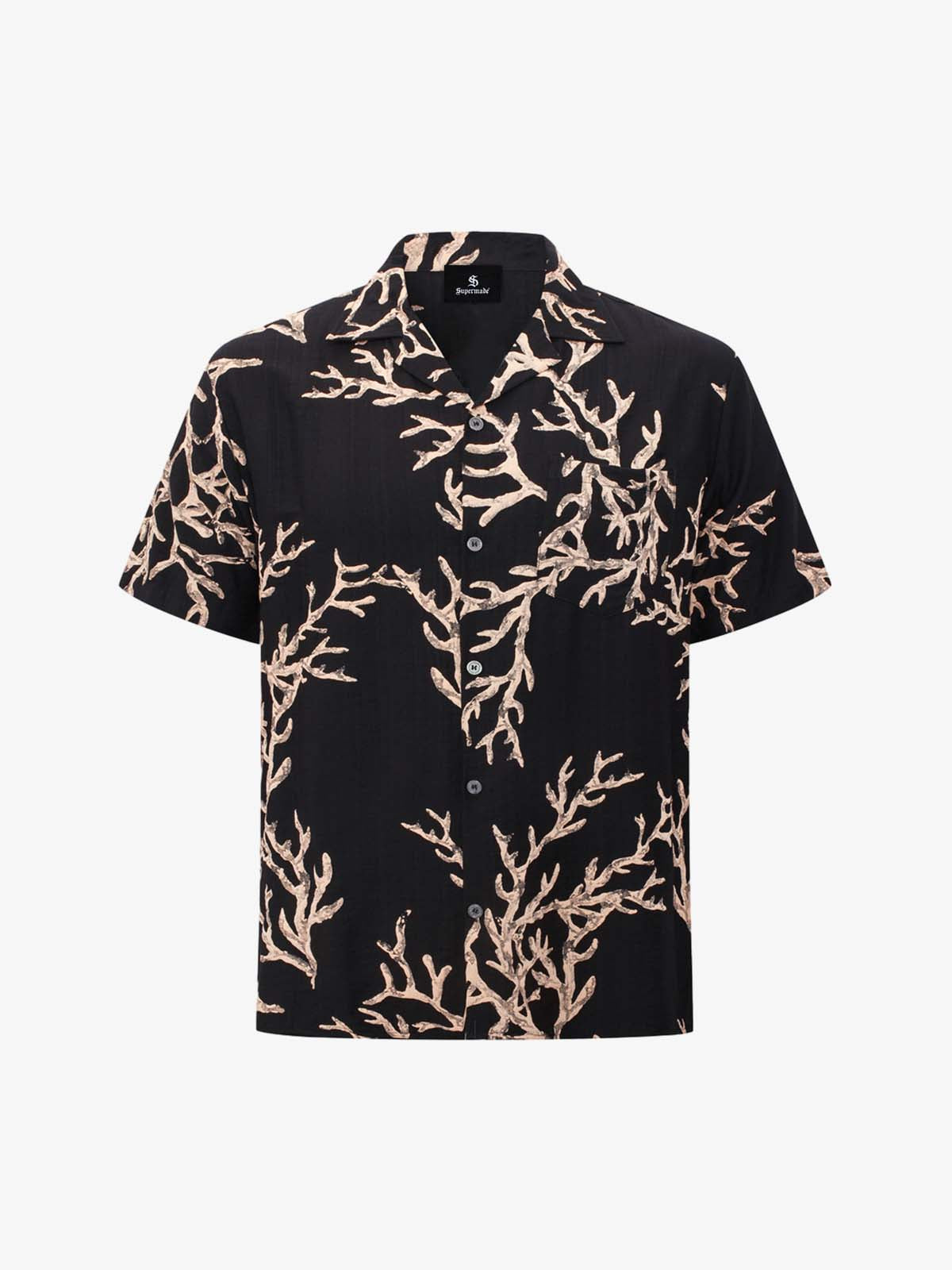 3D Textured Embossed Cuban Shirt