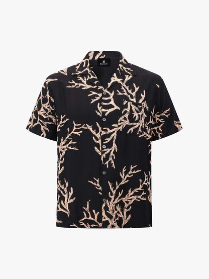 3D Textured Embossed Cuban Shirt