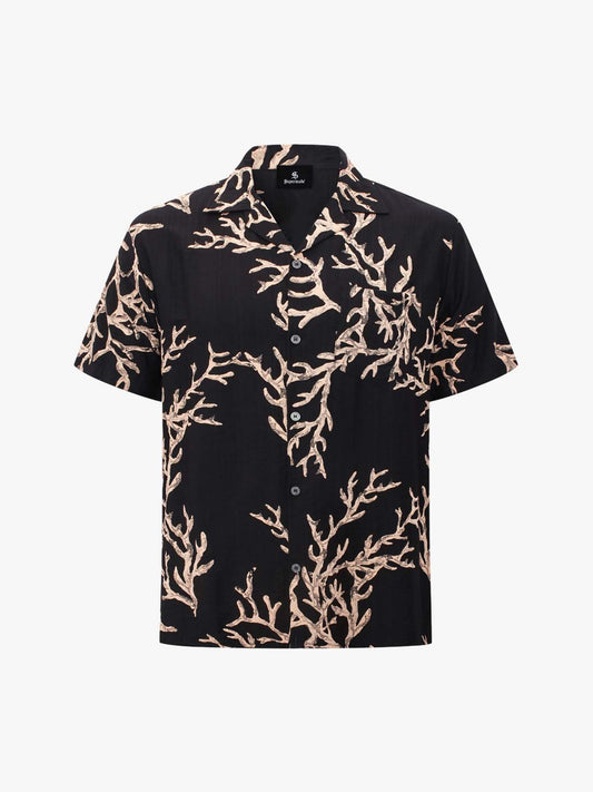 3D Textured Embossed Cuban Shirt