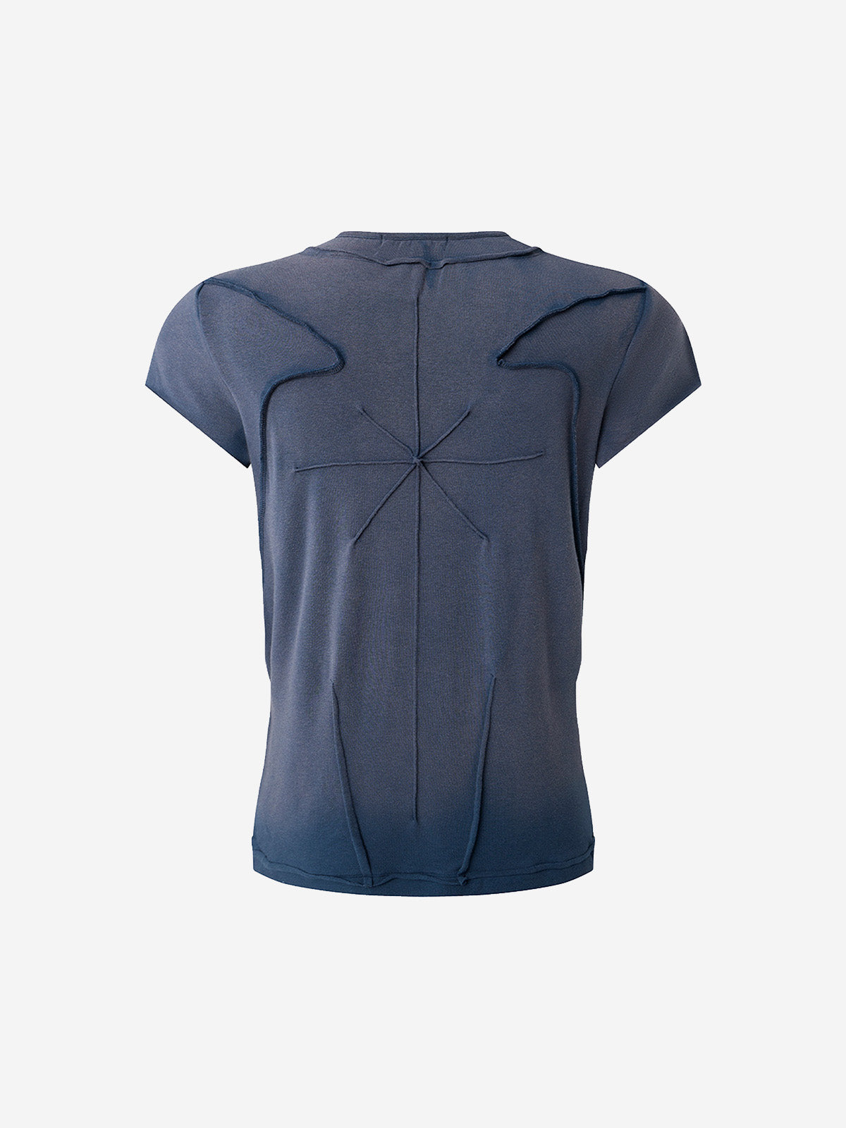 Scorpion Embroidered Exposed-Seam T-Shirt