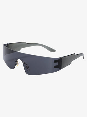 Retro Street Punk Integrated Sports Sunglasses 
