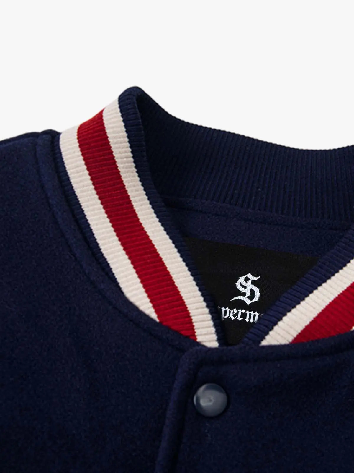 Baseball Stitch Embroidered Varsity Jacket 