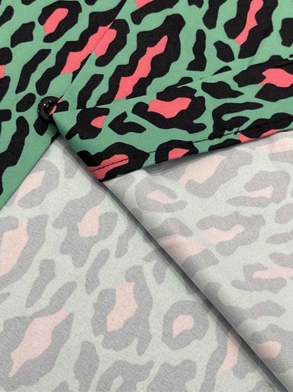 Classic Cheetah Print Hawaiian Shirt