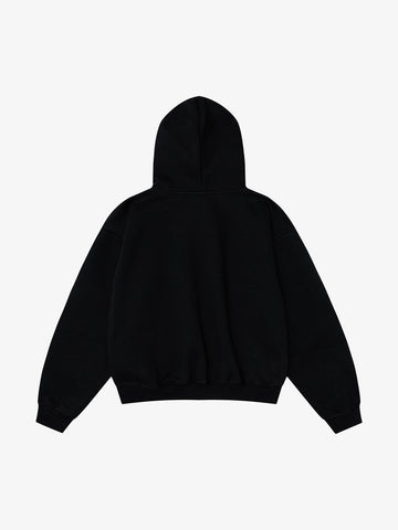 Leopard Flag Print Boxy Hoodie