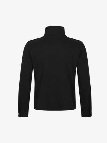Ribbed Zip Base Layer