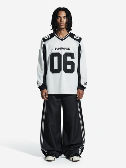 Digital Patchwork Jersey Long Sleeve T-Shirt 