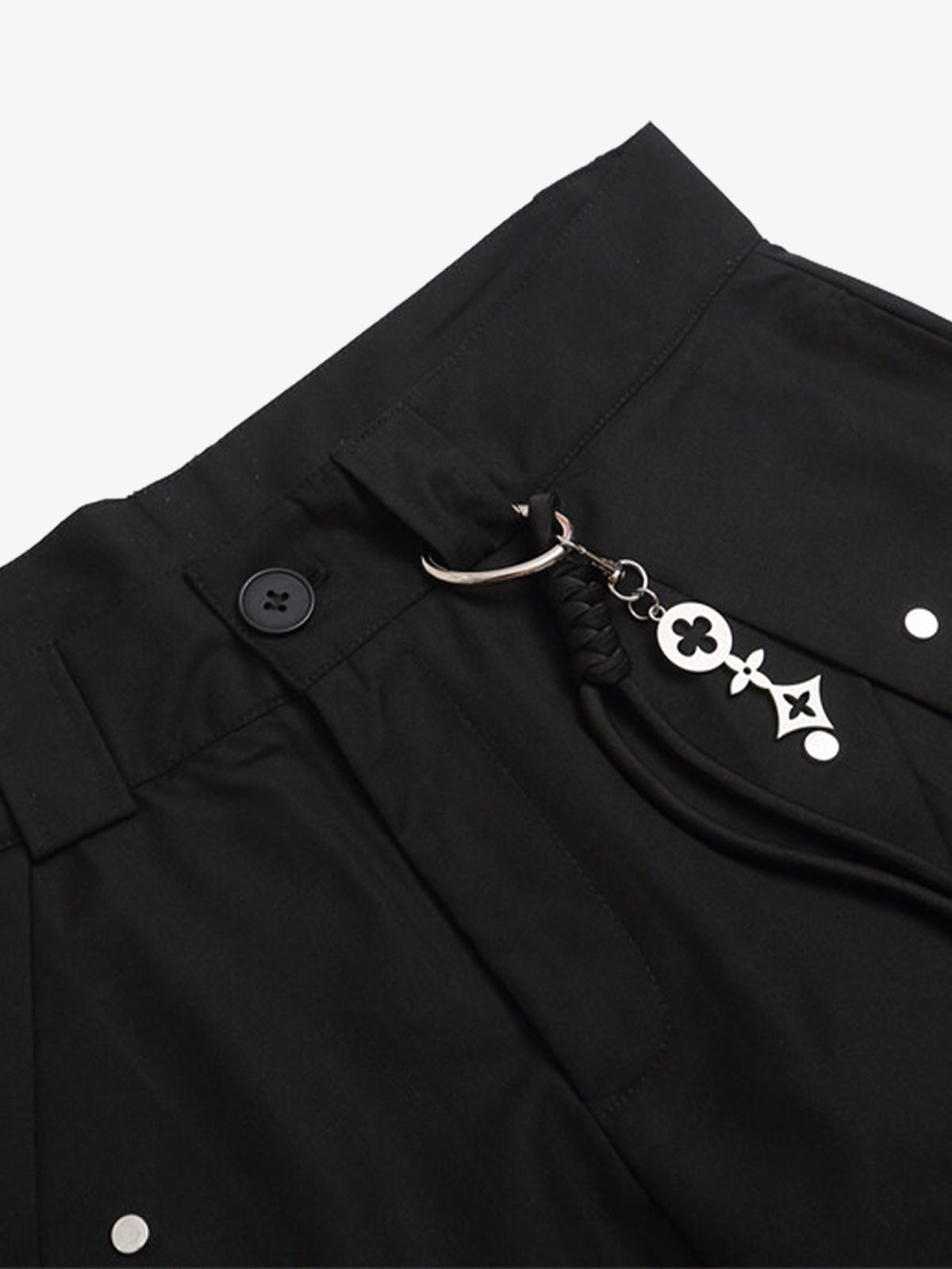 Vintage Deconstructed Pleated Shorts 