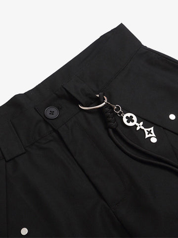 Vintage Deconstructed Pleated Shorts 