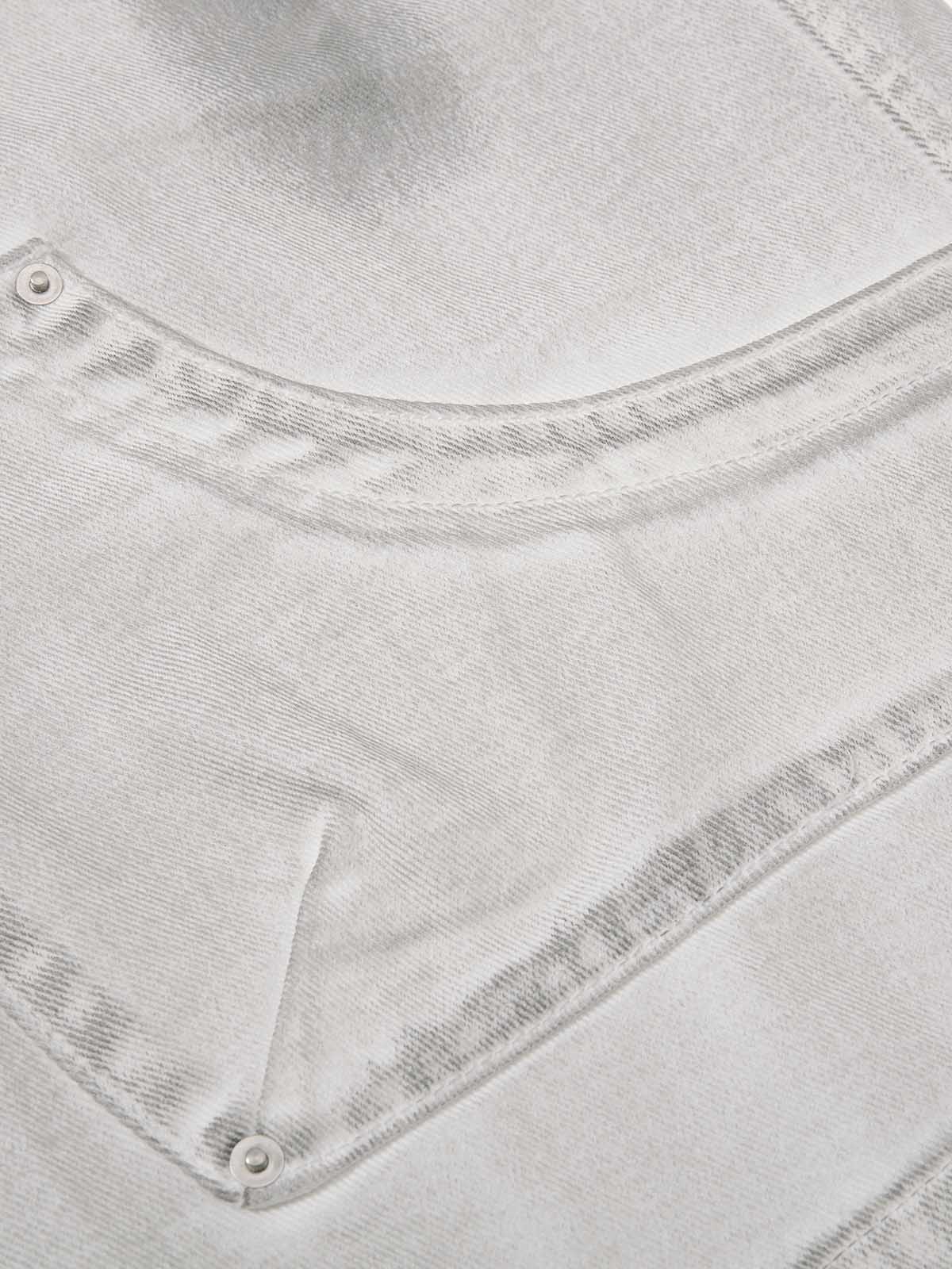 Mud-Washed Pocket Denim Jorts