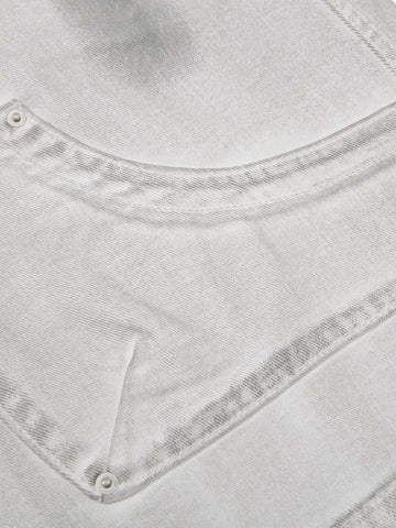 Mud-Washed Pocket Denim Jorts