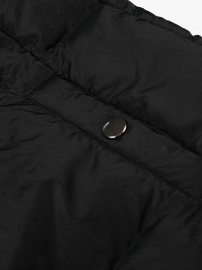 Vintage Asymmetric Zip High-Neck Puffer Jacket 