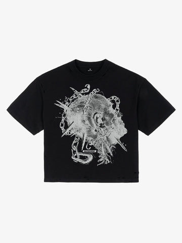 Slash Horror Portrait Graphic Tee