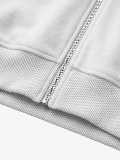 Military Braided Zip-Up Jacket