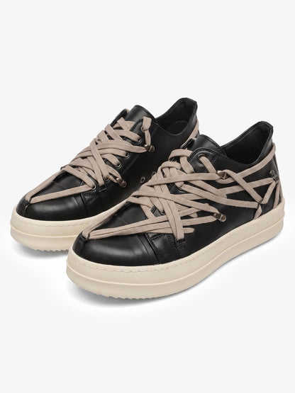 Five-Point Star Lace-Up Sneakers
