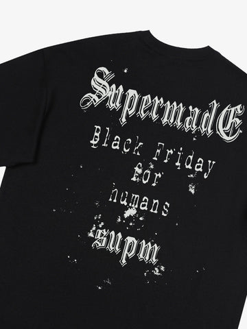 Gothic Skull Spiderweb Graphic T-Shirt 