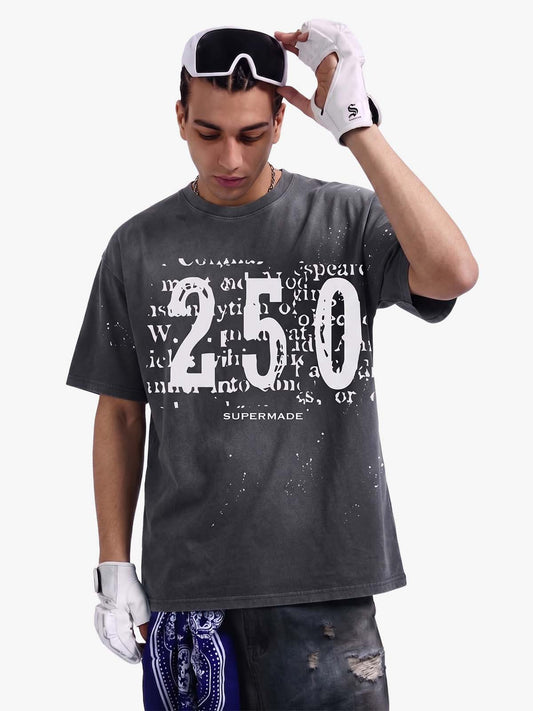 Newspaper Typo 250 Washed T-Shirt