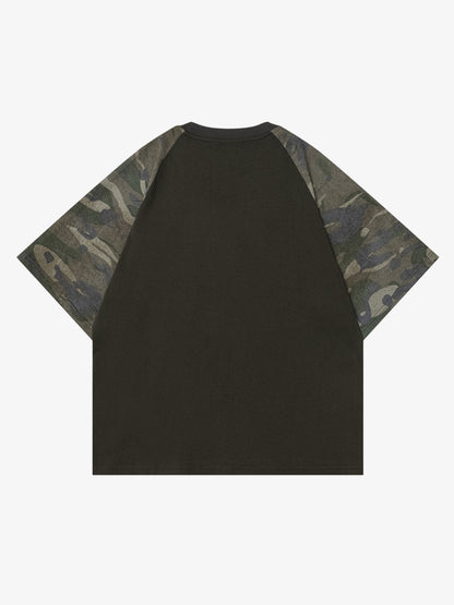 Black & White Abstract Print Oversized T-Shirt – 100% Cotton Streetwear Tee