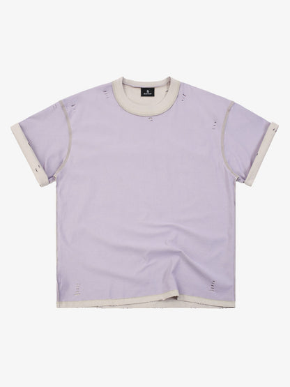 Statue of Liberty Graphic Distressed Reversible T-Shirt