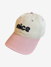 Color-Block Nice Letter Baseball Cap