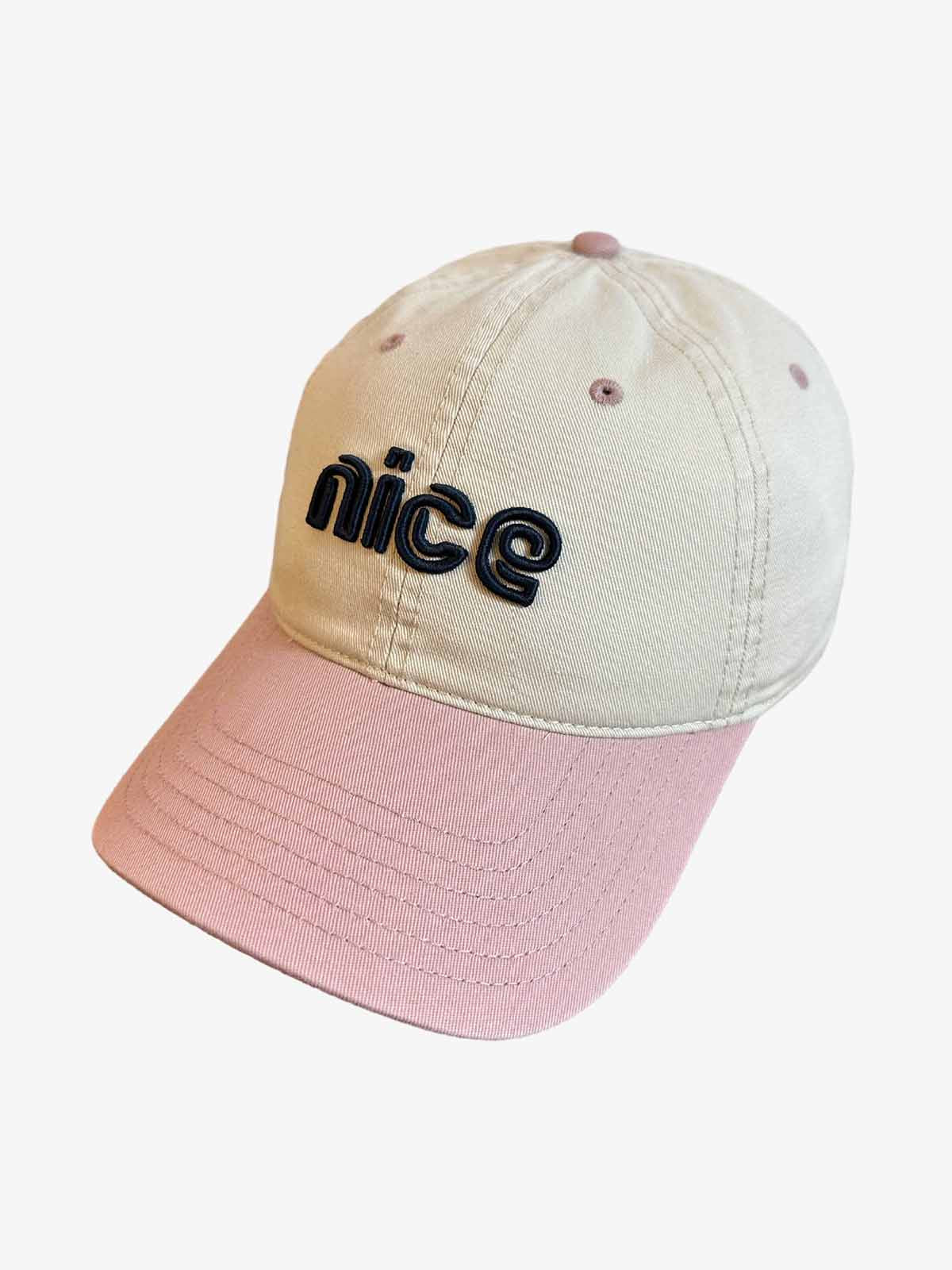 Color-Block Nice Letter Baseball Cap