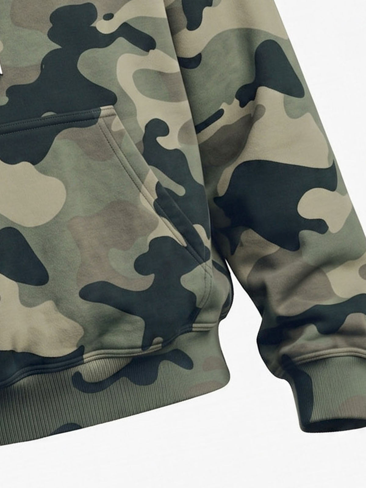 Camo Knit Hoodie