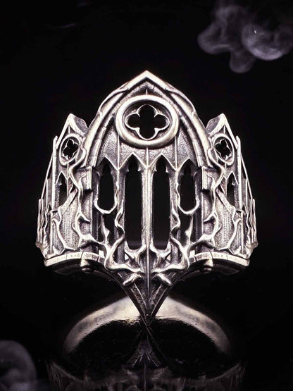 Gothic Armor Open Ring Adjustable 