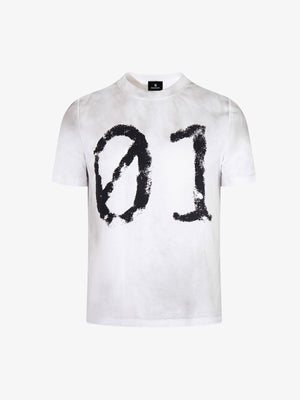 Washed Digital Graffiti T-Shirt