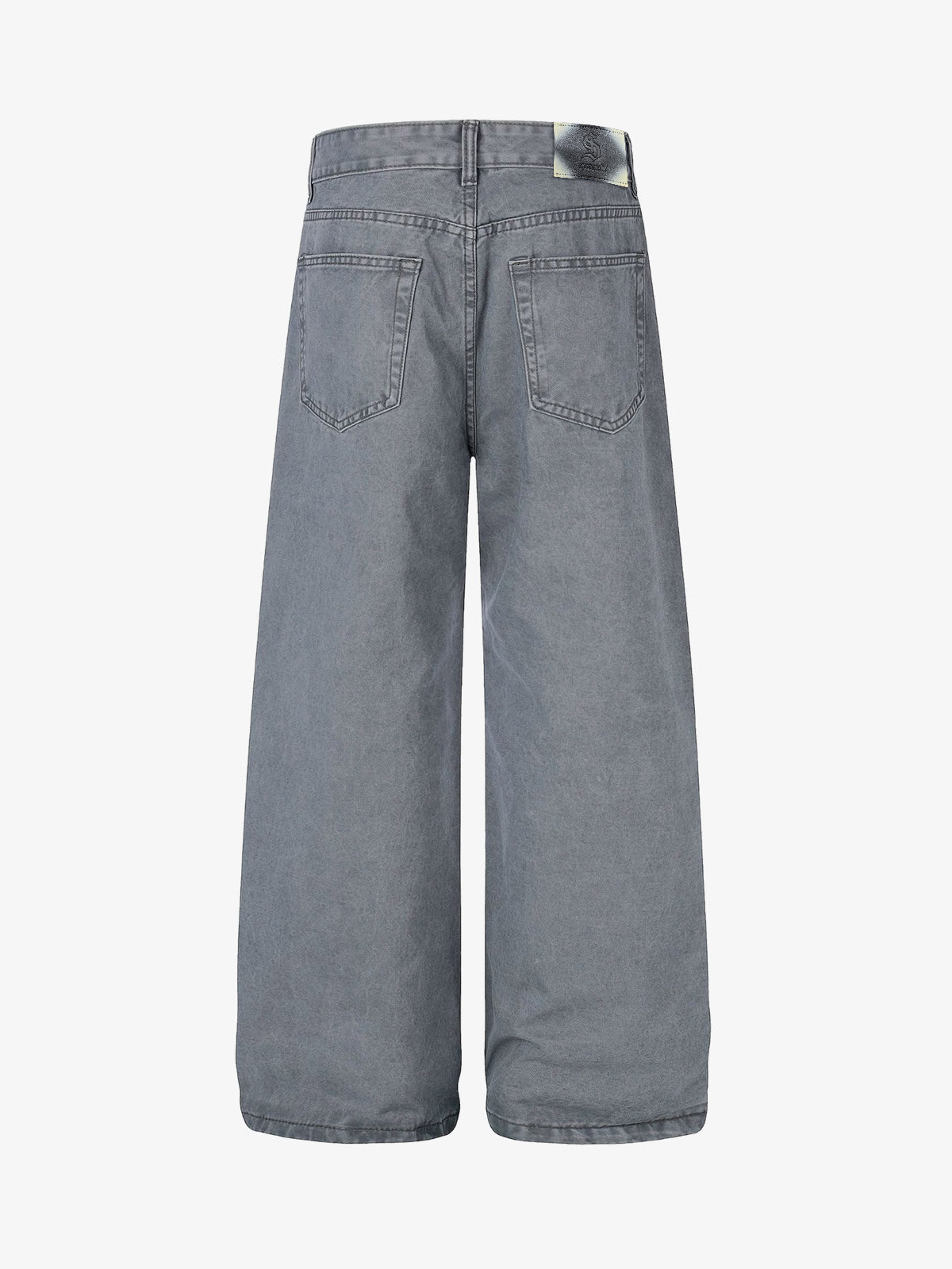 Cut-Out Rivet Jeans