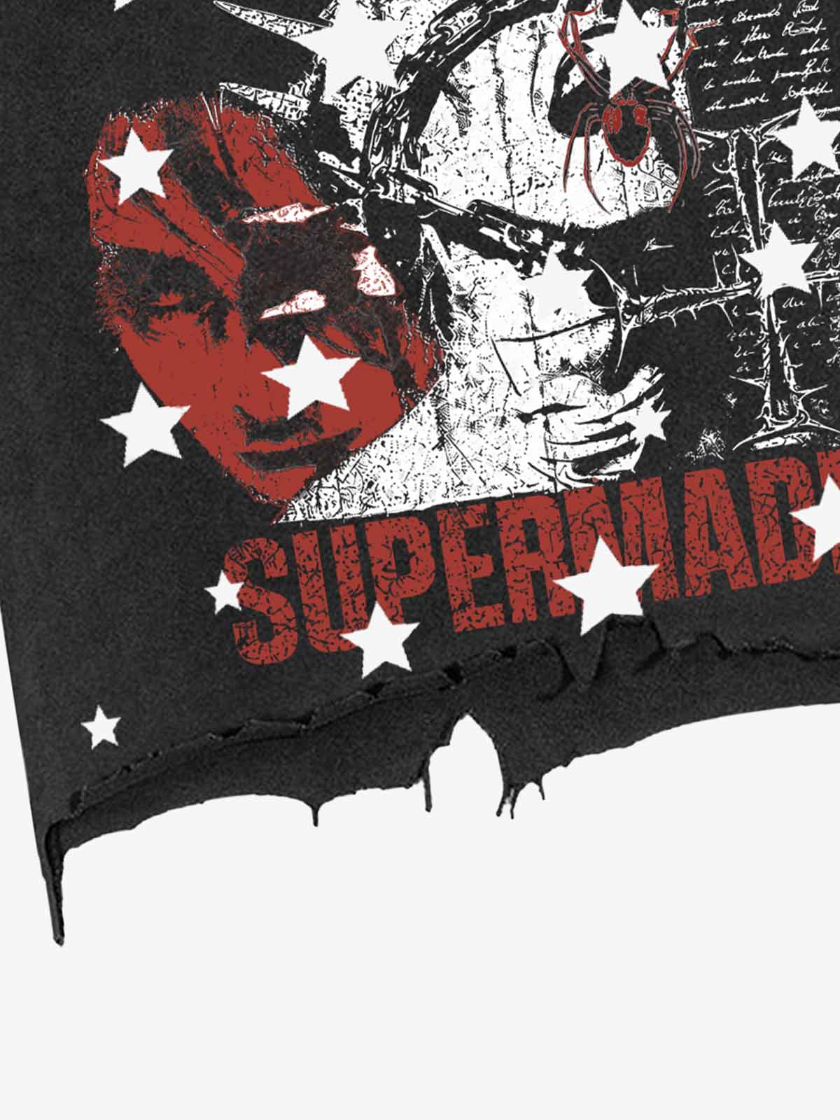 Distressed Supernatural Crop Tee