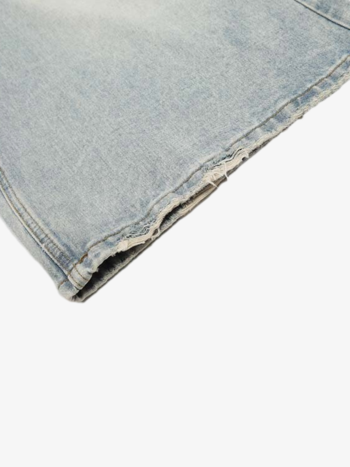 Light Wash Loose Fit Denim Jorts 
