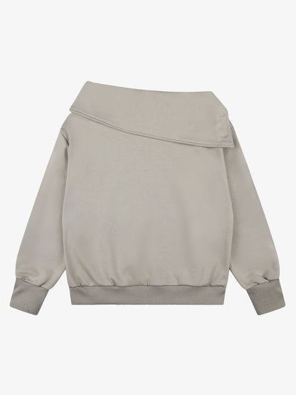 Cross Wing Graphic Rhinestone Sweatshirt