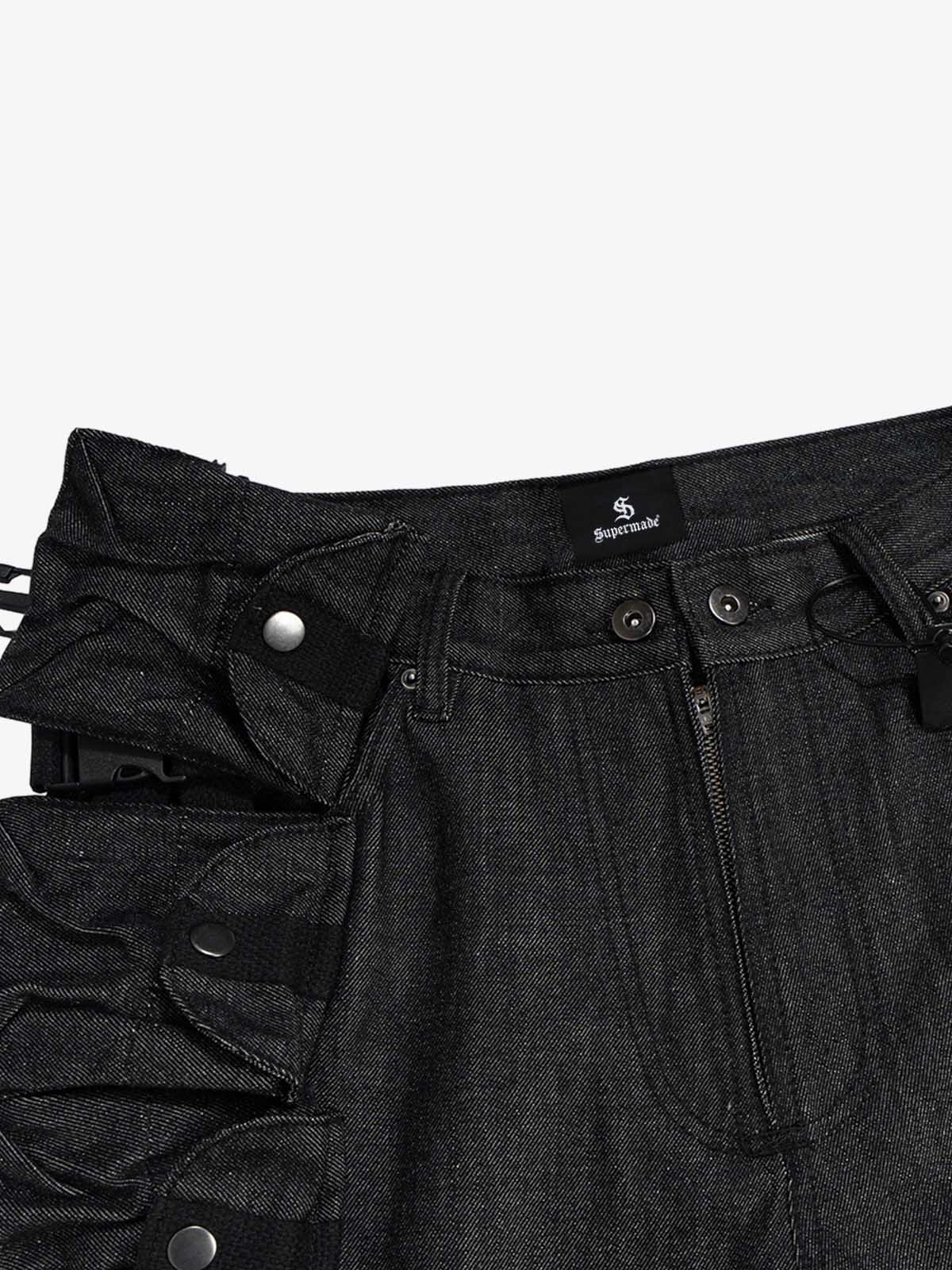 Side Strap Cargo Shorts