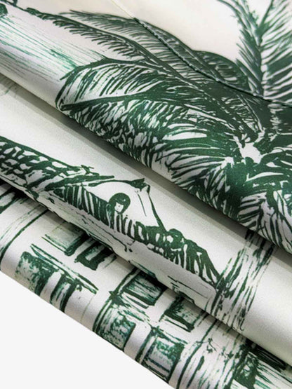Vintage Green Coconut Tree Shirt
