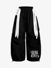Strapped Detachable Curved Pants 