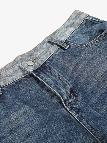 Color Block Workwear Jorts