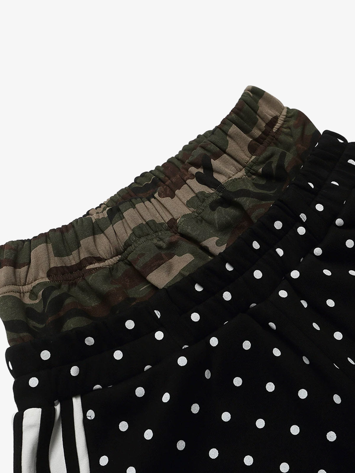 Double Waist Polka Dot Shorts