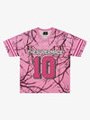 Tree Camo Mesh Jersey Sleeve T-Shirt