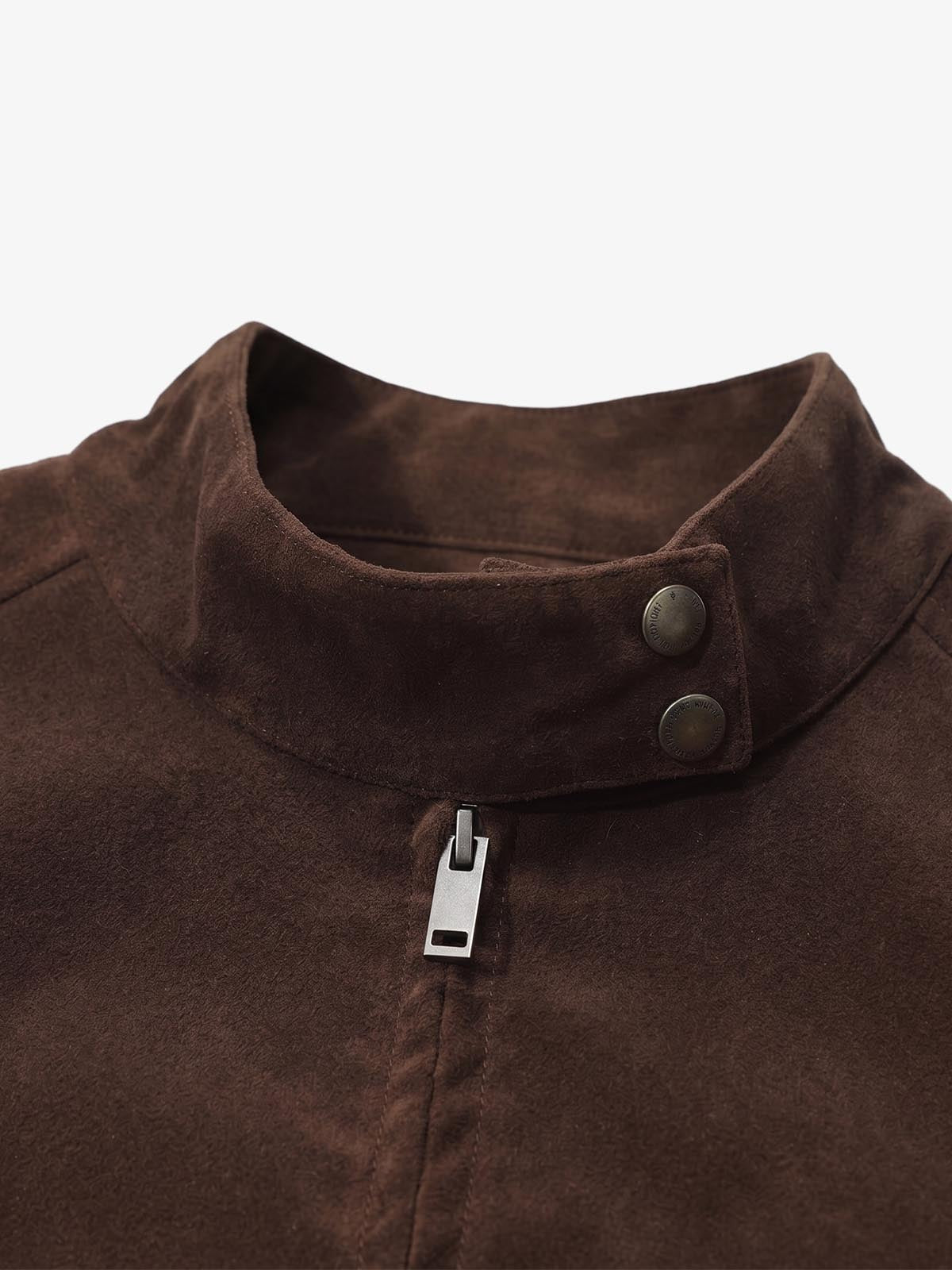 Suede Harrington Jacket