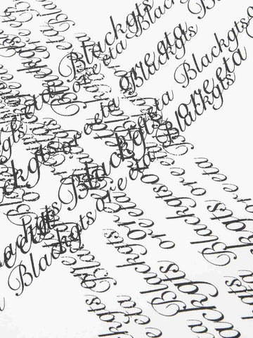 Cross Script Typography T-Shirt 