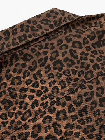 Leopard Graphic Short Sleeve Shirt