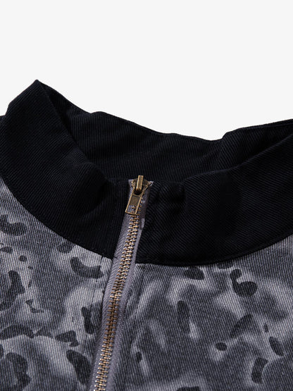 Leopard Patchwork Fur Tee
