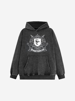 Scorpion Patch Washed Hoodie