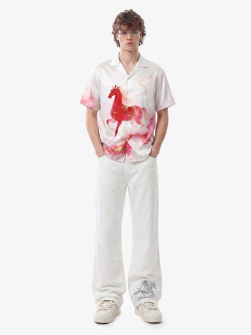 Horse Print Hawaiian Shirt