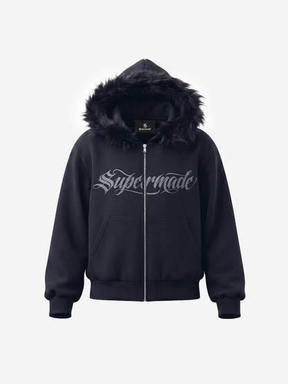 Fleece Hoodie Cardigan Tracksuit