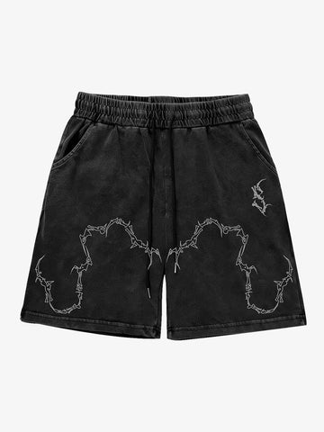 Thorn Washed Sweat Shorts