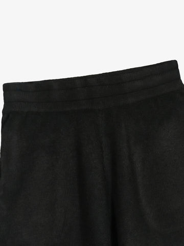 Gothic Chenille Oversized Street Shorts 